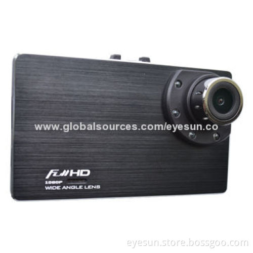 H.264 Full HD 1,080P Car Black Box, 1pc Flashlight, GPS Optional